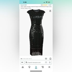 Worn once for a birthday party. Great condition! Green with black overlay.